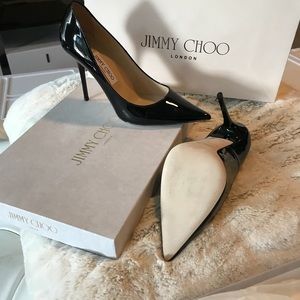 Jimmy Choo Abel pump  Black Patent Leather